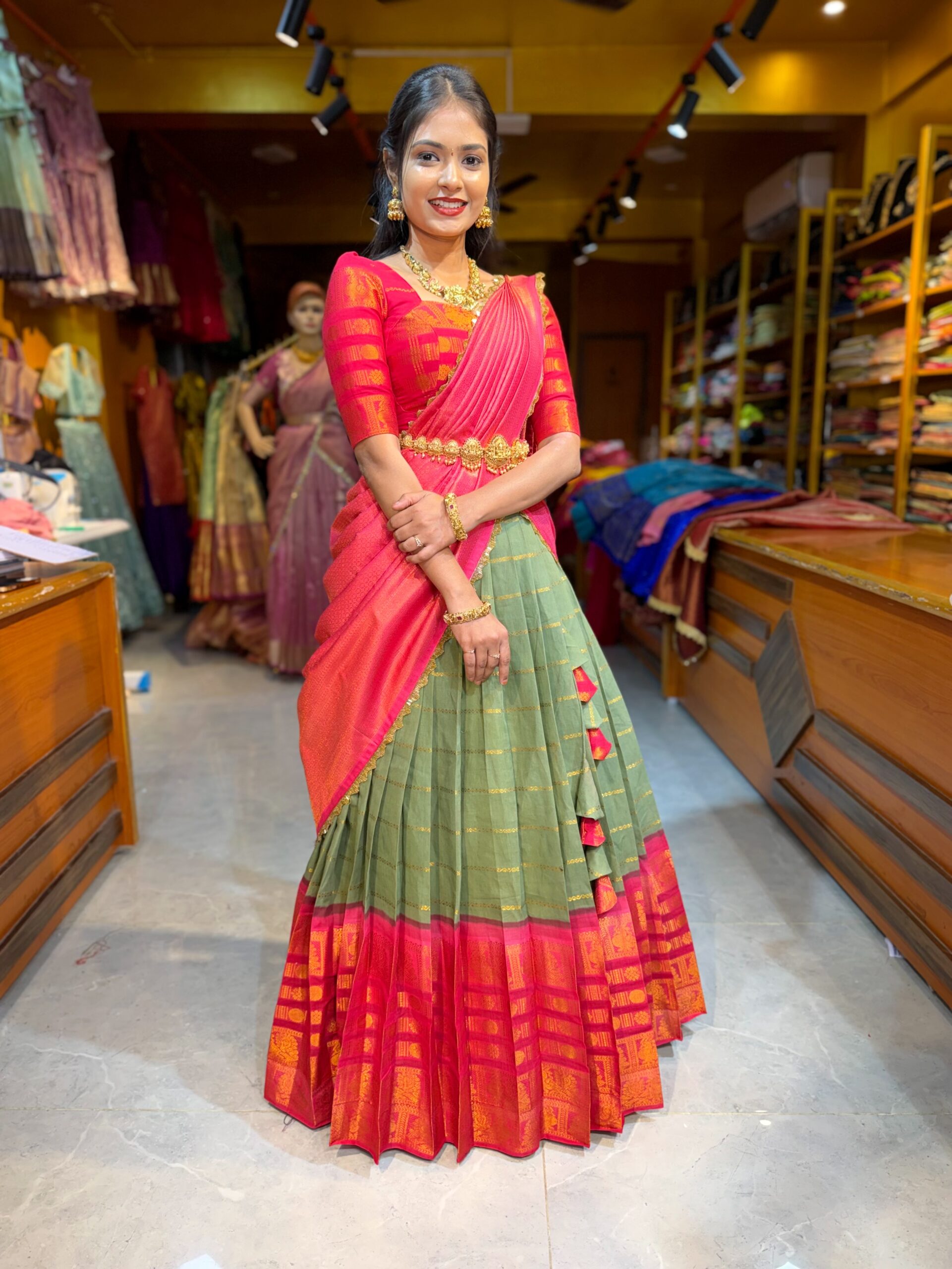 MANOHARI SUNGUDI - Sea Green - Image 3